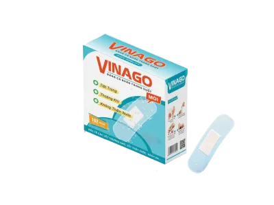 Băng Keo Cá Nhân Vinago Trong 100 Miếng